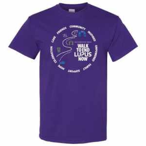 Dark Purple 2025 Walk to End Lupus Now T-Shirt