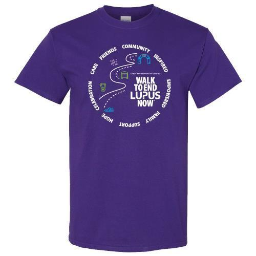 Dark Purple 2025 Walk to End Lupus Now T-Shirt
