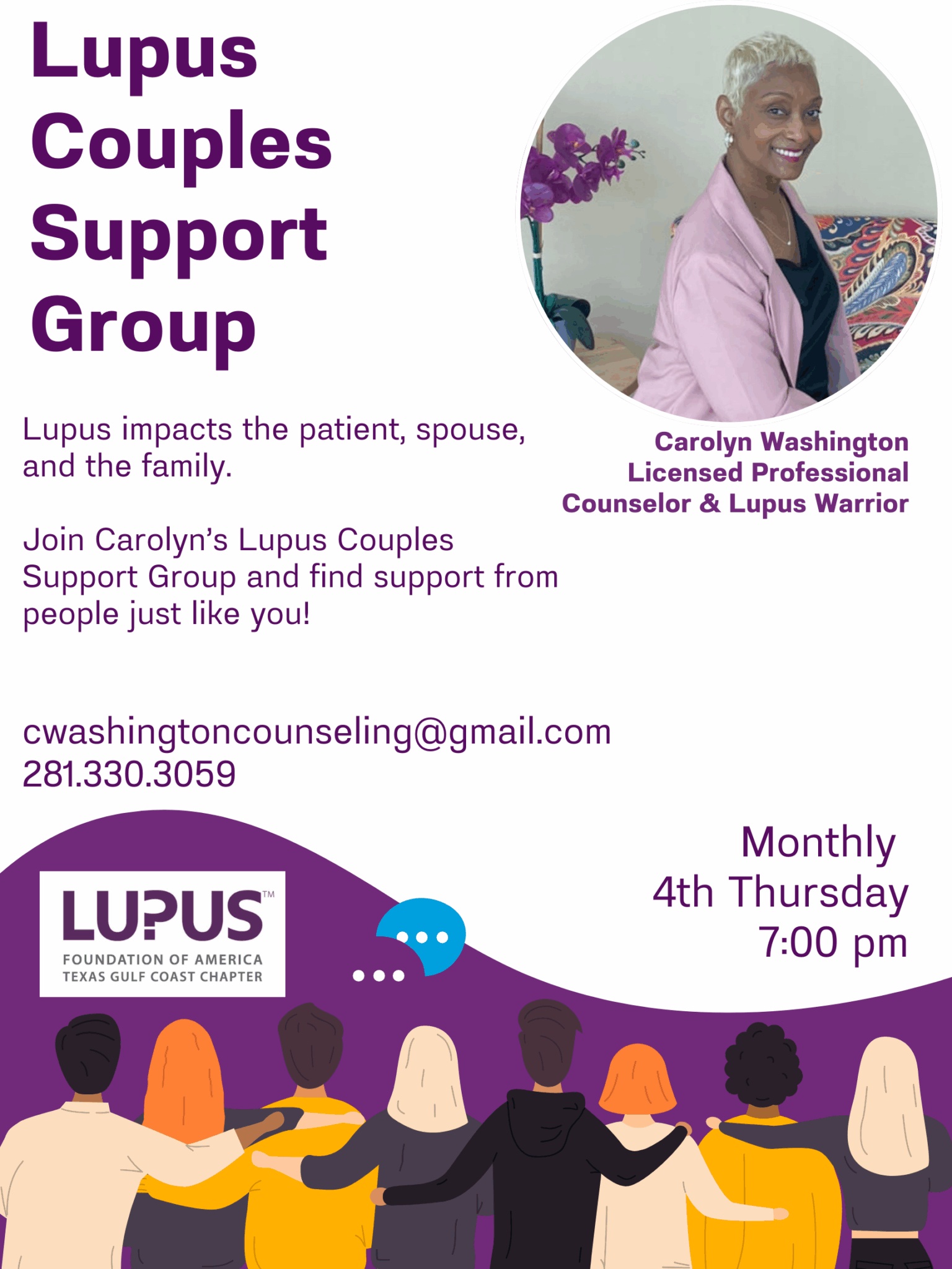 Support Groups & Programs - Lupus Foundation of America Texas Gulf ...
