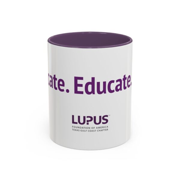 Advocate. Educate. Cure. Coffee Mug