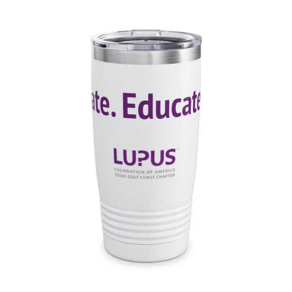 Advocate. Educate. Cure. Ringneck Tumbler, 20oz