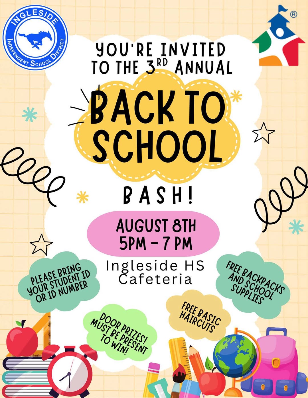 Ingleside ISD 3rd Annual Back to School Bash
