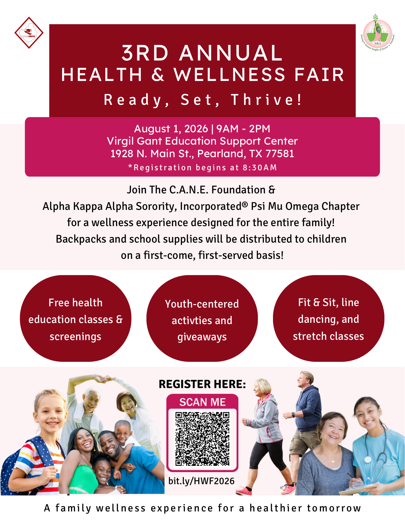 CANE and AKA Foundation Health and Wellness Event