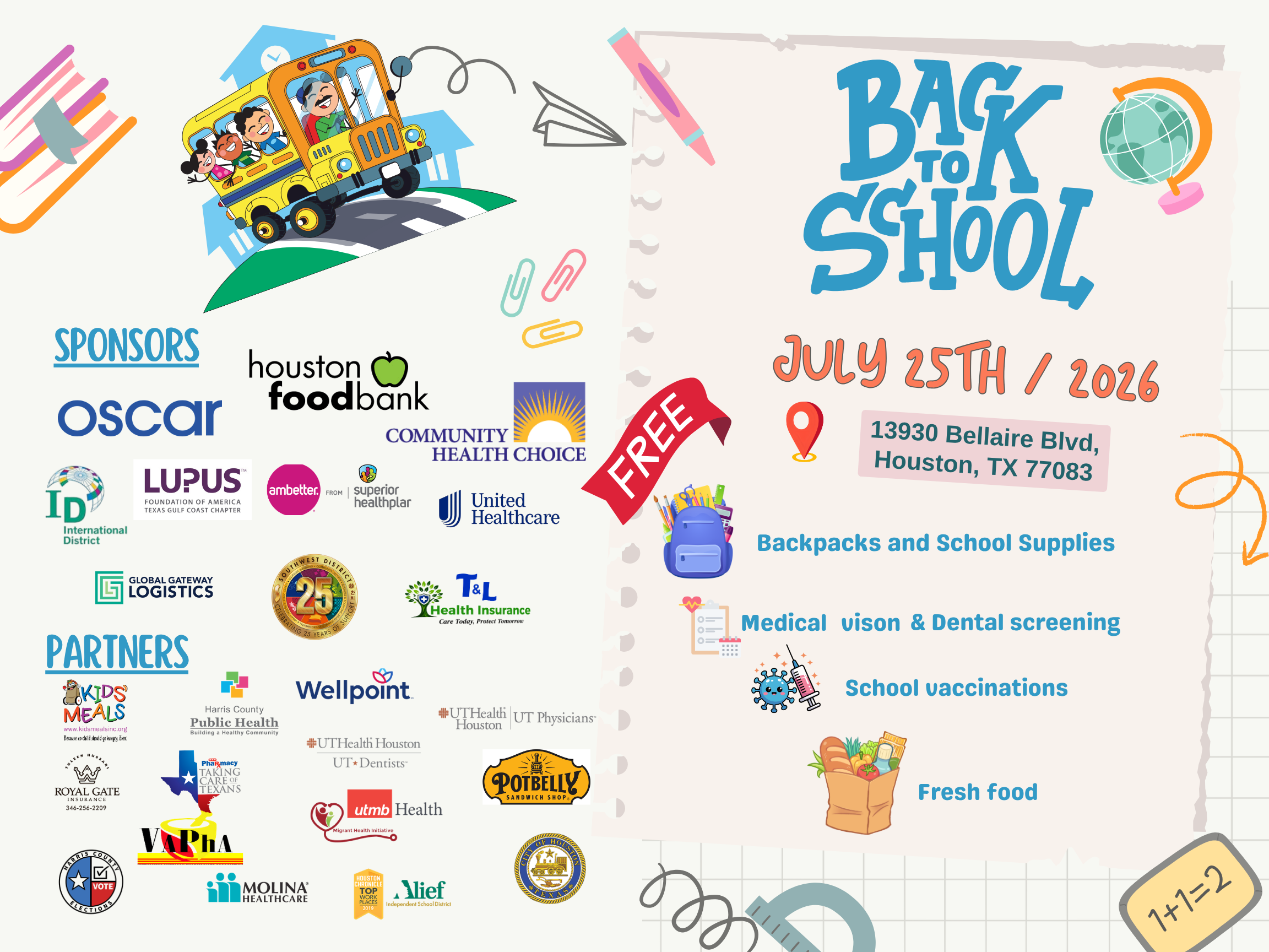 Hope Back to School Wellness Bonanza