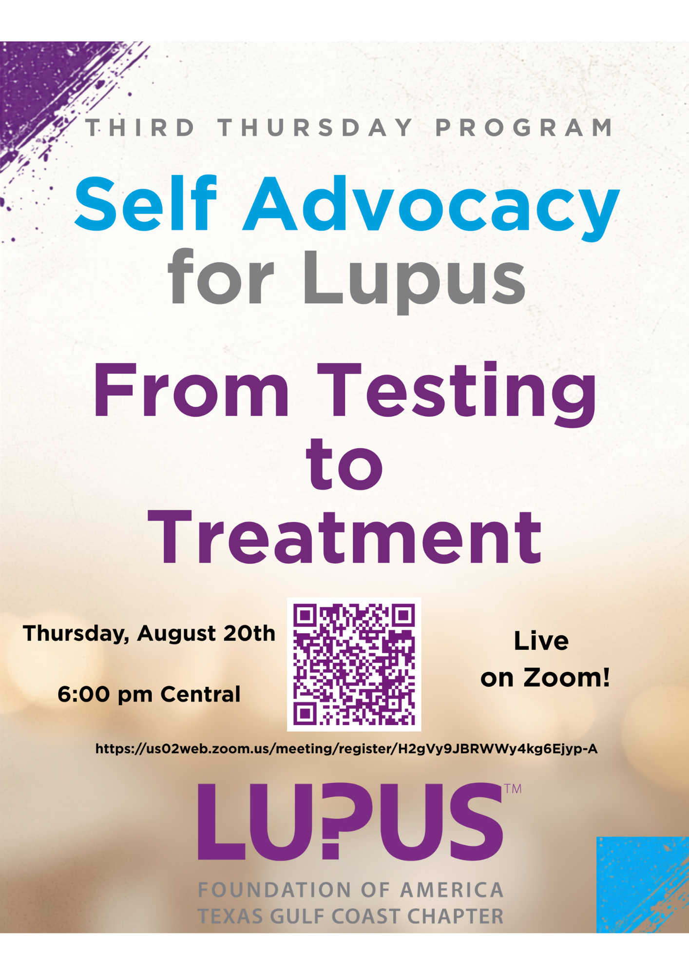 Third Thursday: Self-Advocacy for Lupus